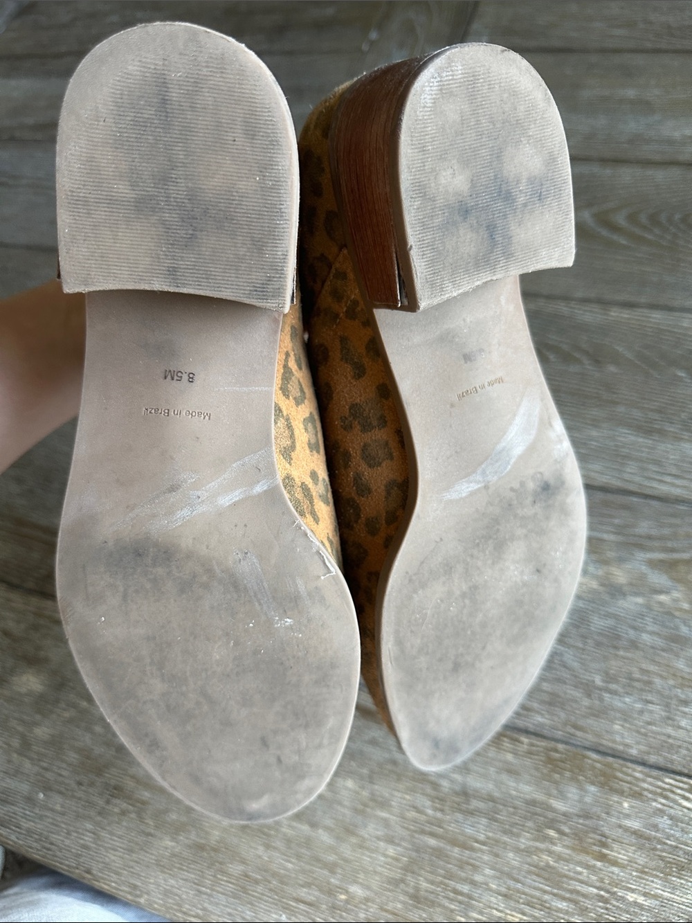 Coconuts by Matisse Leopard Print Suede Ankle Booties - Brown/Tan - Picture 4 of 4
